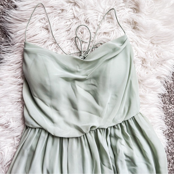 JJs House Sage Green Formal Dress Size 14 - Picture 14 of 16